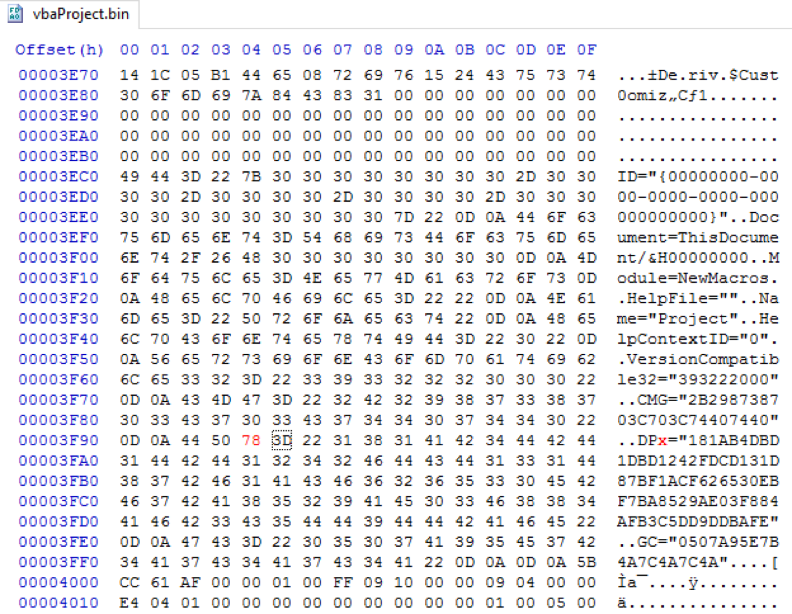 Resetting the PW